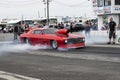 Chevrolet camaro in action at the starting line