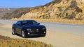 Chevrolet Camaro on scenic road Royalty Free Stock Photo