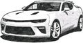 Chevrolet Camaro Sketch Art