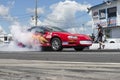 Chevrolet camaro smoke show Royalty Free Stock Photo