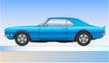 Chevrolet Camaro Z28 vintage car, 1966, USA Royalty Free Stock Photo