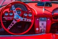 1962 Chevrolet Corvette dashboard Royalty Free Stock Photo