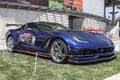 Chevrolet Corvette Indianapolis 500 Pace Car. Chevy is a division of GM and the Corvette has paced the Indy 500 at least 18 times Royalty Free Stock Photo