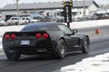 Chevrolet corvette ready to start Royalty Free Stock Photo