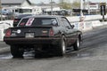 Chevrolet drag car rear view