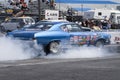 Chevrolet drag car at the starting line Royalty Free Stock Photo