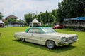 Chevrolet Impala four doors sedan in outdoor car show Royalty Free Stock Photo