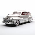 Vintage 3d Gmc Car In Zbrush Style Against White Background