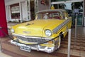 Chevrolet 210: Panoramic view, sedan, year 1956, yellow color, taxi.