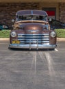 1951 Chevrolet Pick-Up Truck - Brown - Front Portrait