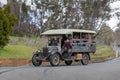 1926 Chevrolet Series V Charabanc driving on country road Royalty Free Stock Photo