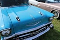 blue american oldtimer