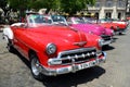 Chevrolets of Cuba, old Havana
