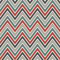 Chevron abstract background. Retro seamless pattern with classic geometric ornament. Zigzag horizontal lines wallpaper. Royalty Free Stock Photo