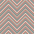 Chevron abstract background. Retro seamless pattern with classic geometric ornament. Zigzag horizontal lines wallpaper. Royalty Free Stock Photo