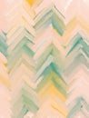 Chevron abstract modern pattern illustration. Pink green lines background