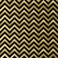 Chevron black and gold vector pattern. Zigzag background