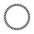 Chevron circle arrow icon. Round arrow frame Royalty Free Stock Photo