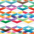 Chevron colorful free seamless pattern