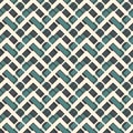 Chevron diagonal stripes abstract background. Seamless surface pattern with geometric ornament. Zigzag horizontal lines Royalty Free Stock Photo