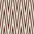 Chevron diagonal stripes seamless pattern with classic geometric ornament. Outline zigzag lines wallpaper. Royalty Free Stock Photo