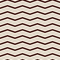 Chevron diagonal stripes seamless pattern with classic geometric ornament. Outline zigzag lines wallpaper. Royalty Free Stock Photo