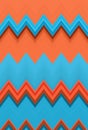 Chevron duotone halftone zigzag pattern abstract art background trends