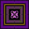 Chevron embroidery violet vector seamless pattern. Stitching textured zigzag background. Tapestry repeat zig zag
