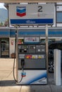 A Chevron Gas Pump