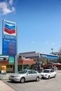 Chevron gas station Royalty Free Stock Photo