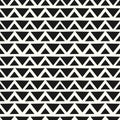 Chevron geometric seamless pattern hand drawn black and white colors background ready for print