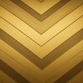Chevron pattern composed of layered gold and bronze tones, creating a metallic texture Royalty Free Stock Photo