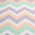 Chevron pattern featuring pastel colors including lavender, peach, white, and mint Royalty Free Stock Photo