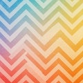 Chevron pattern with a gradient background transitioning from blue to red to yellow, Royalty Free Stock Photo