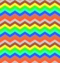 Chevron pattern seamless arrows geometric design colorful yellow pink green blue Royalty Free Stock Photo