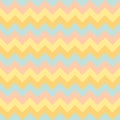 Chevron pattern seamless vector arrows geometric design colorful aqua blue pink yellow light orange Royalty Free Stock Photo