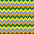 Chevron pattern seamless vector arrows geometric design colorful blue orange yellow green Royalty Free Stock Photo