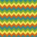 Chevron pattern seamless vector arrows geometric design colorful orange yellow blue green Royalty Free Stock Photo