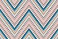 Chevron pattern. Zigzag stripes seamless texture. Vector colorful background. Repeat design for wallpapers Royalty Free Stock Photo