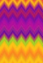 Chevron psychedelic multicolored colorful zigzag wave pattern abstract art background trends