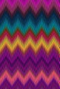 Chevron psychedelic multicolored colorful zigzag wave pattern abstract art background trends