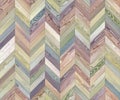 Chevron random colors parquet seamless floor texture