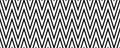 Chevron seamless pattern. Black and white herringbone background. Repeating zig zag texture with diagonal lines. Vector Royalty Free Stock Photo