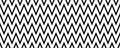 Chevron seamless pattern. Black and white herringbone background. Repeating zigzag texture with diagonal lines. Vecto Royalty Free Stock Photo