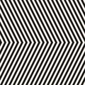 Chevron seamless pattern. Vector texture with black and white zigzag lines Royalty Free Stock Photo