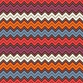 Chevron stripes background. Bright seamless pattern with classic geometric ornament. Zigzag horizontal lines wallpaper Royalty Free Stock Photo