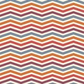Chevron stripes background. Bright seamless pattern with classic geometric ornament. Zigzag horizontal lines wallpaper. Royalty Free Stock Photo