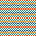 Chevron stripes background. Bright seamless pattern with classic geometric ornament. Zigzag horizontal lines wallpaper. Royalty Free Stock Photo