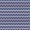 Chevron stripes background. Seamless pattern with classic geometric ornament. Zigzag horizontal lines wallpaper. Royalty Free Stock Photo