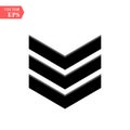 Chevron vector icon on white background. flat style. chevron sign. eps 10